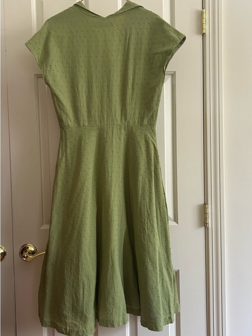 Hearts and Found Green Fit-and-Flare Midi Dress - Picture 4 of 7